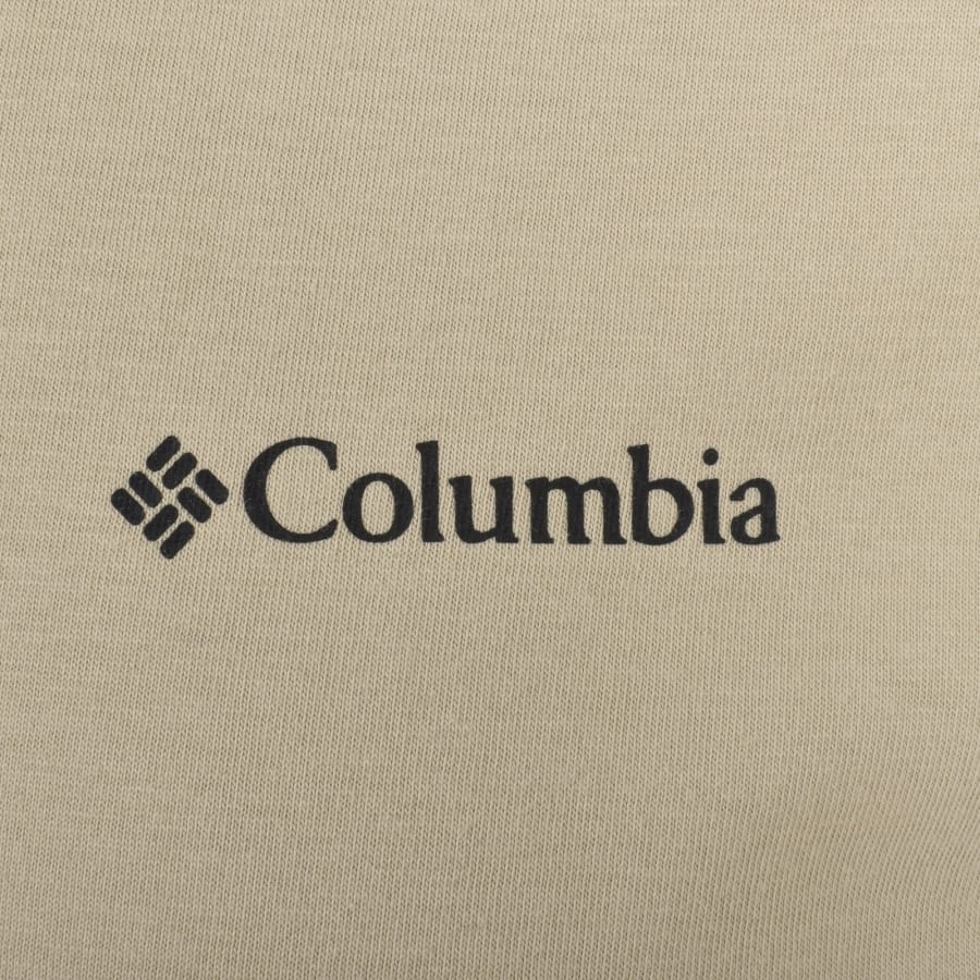 Columbia Basic Logo T Shirt Beige | Mainline Menswear United